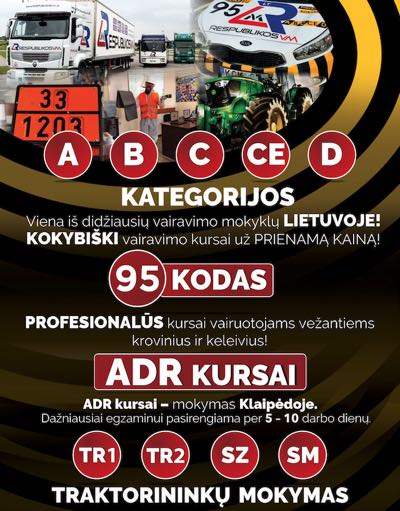 95 kodas Periodinis Klaipeda Vilnius Kaunas Lietuva